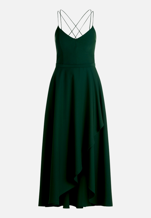 Abendkleid mit Volant / Vorderseite