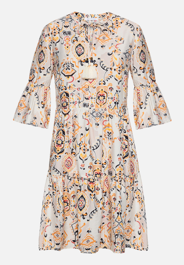 Stufenkleid mit Print / Vorderseite