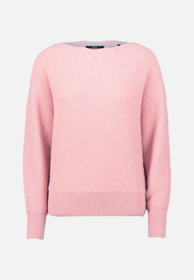 Strickpullover mit U-Boot Ausschnitt / Vorderseite