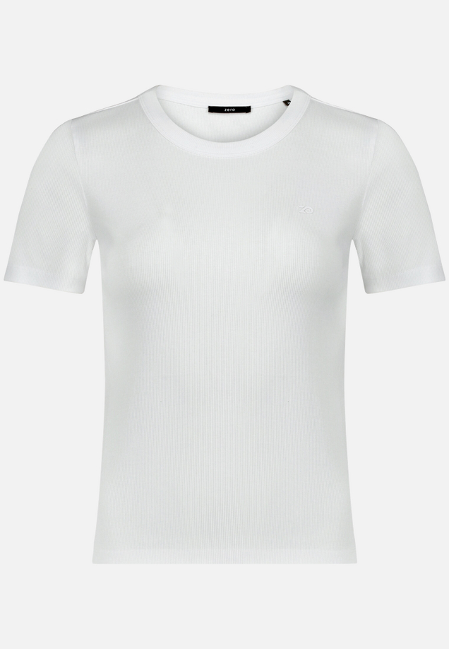 Basic-T-Shirt mit Rundhalsausschnitt  / Vorderseite