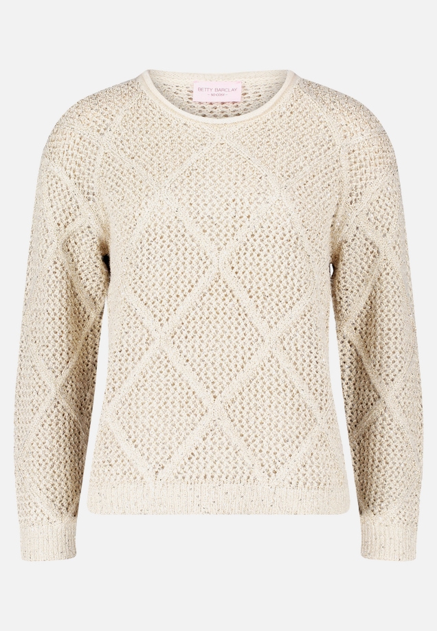 Strickpullover mit Effektgarn / Vorderseite