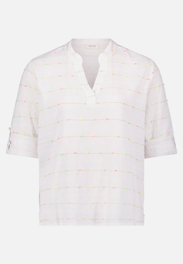 Casual-Bluse mit Lurexfaden / Vorderseite