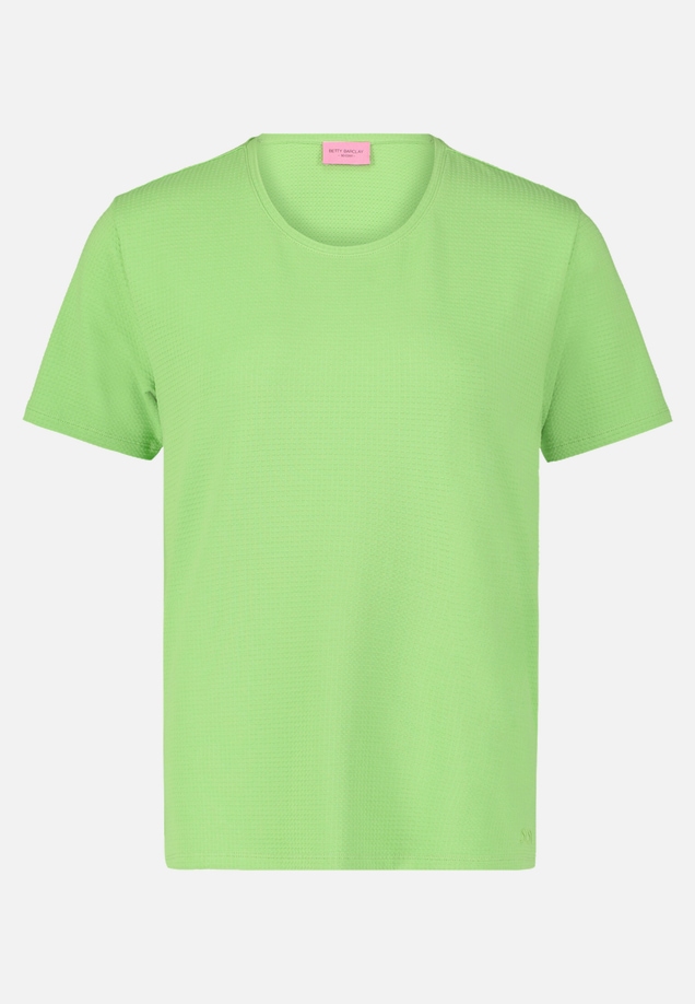Basic Shirt mit Struktur / Vorderseite