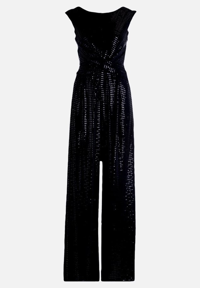 Jumpsuit im Glitzer-Look / Vorderseite