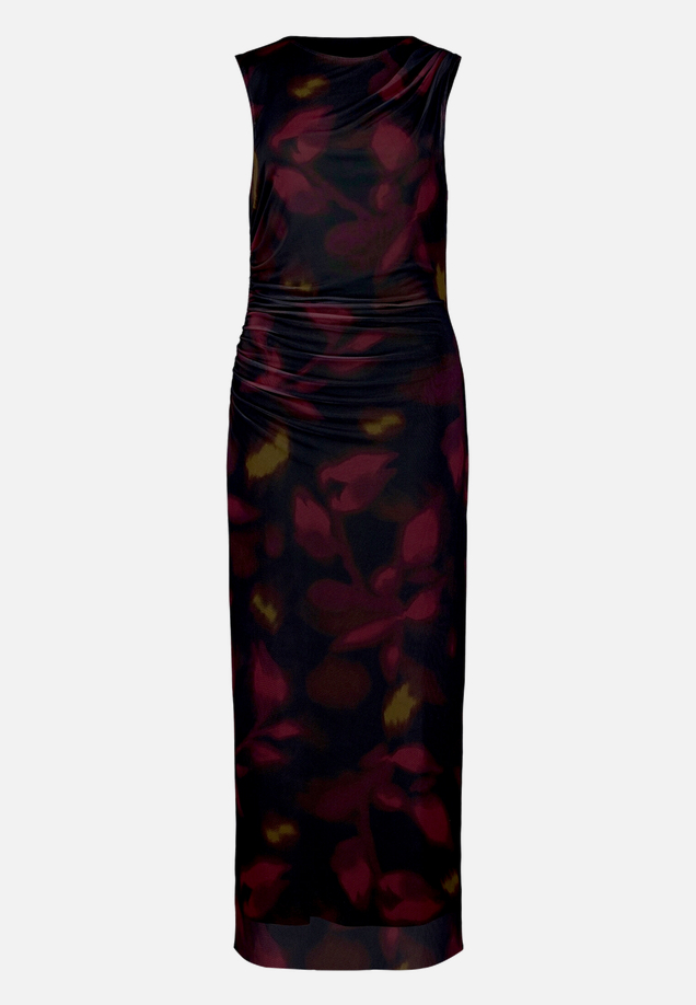 Mesh-Kleid  mit Blumen / Vorderseite