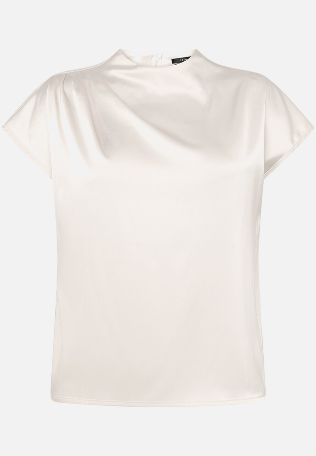 Satinbluse  mit Stehkragen / Vorderseite