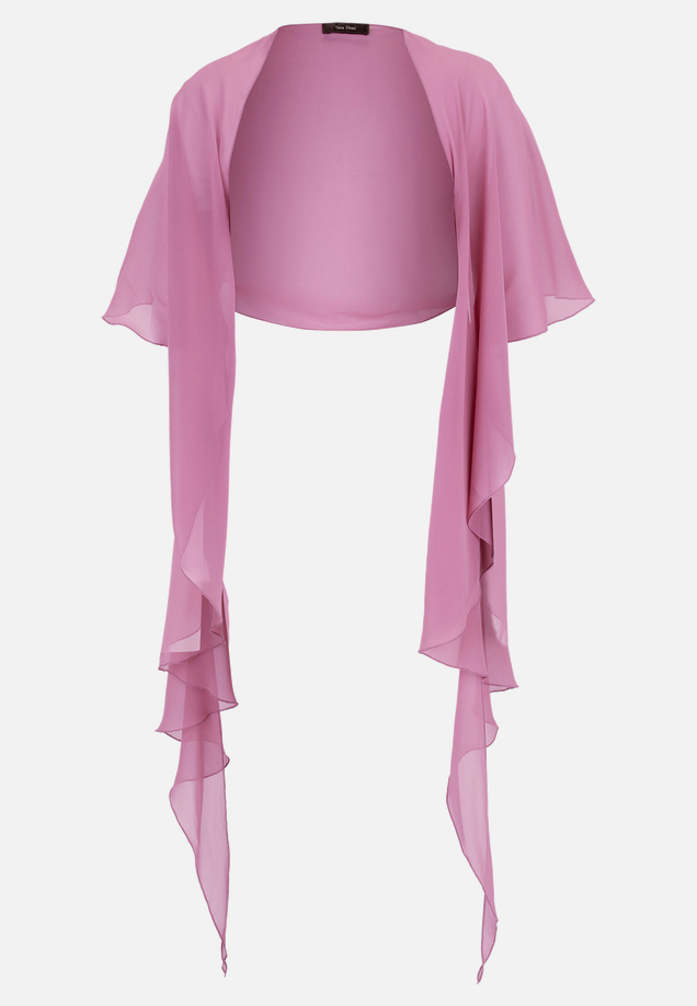 Chiffonstola mit Volant / Vorderseite