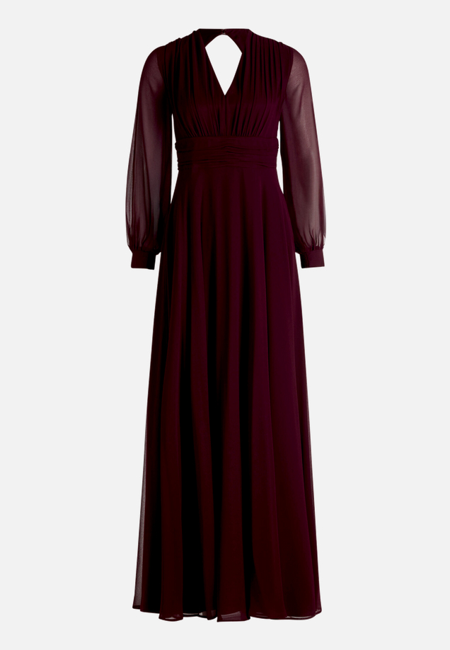 Abendkleid mit Raffung / Vorderseite