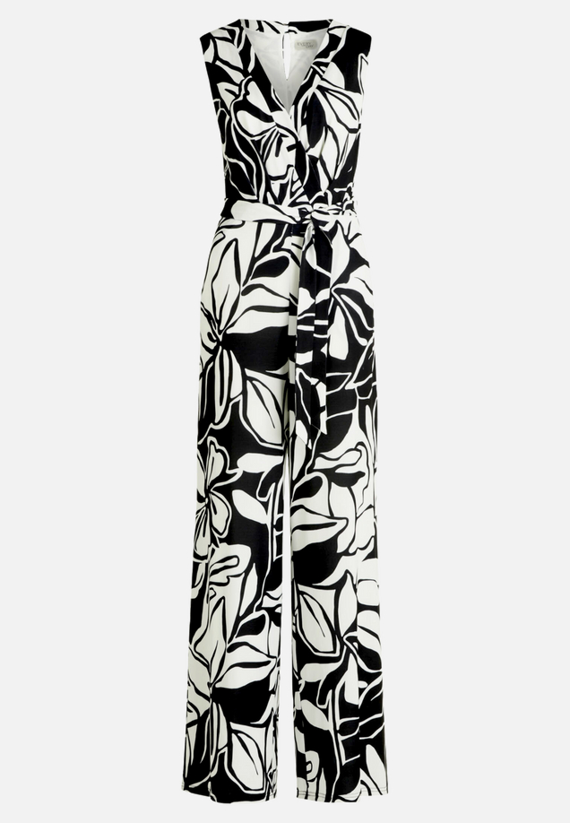 Jumpsuit mit Bindegürtel / Vorderseite