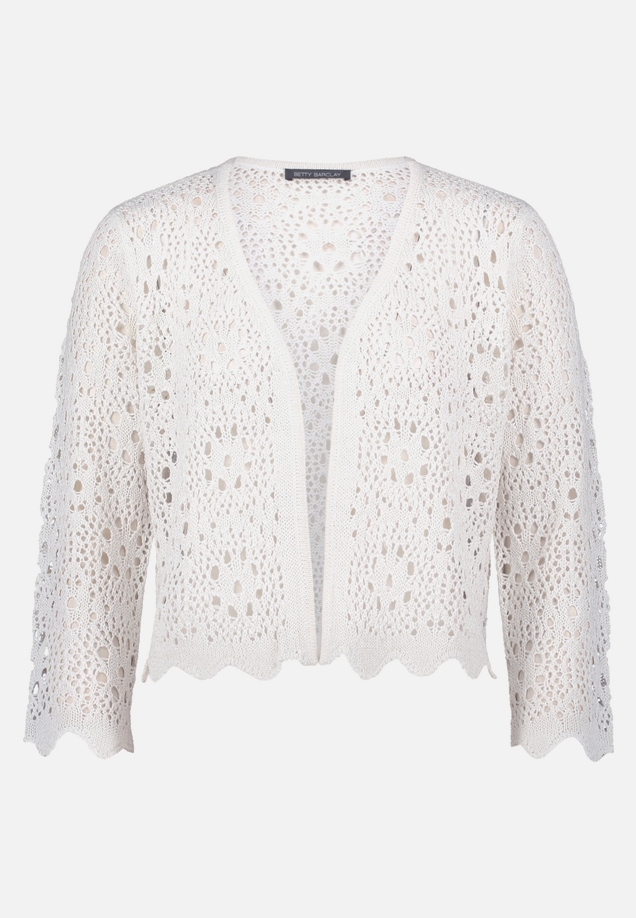 Sommer-Strickjacke mit 3/4 Arm / Vorderseite