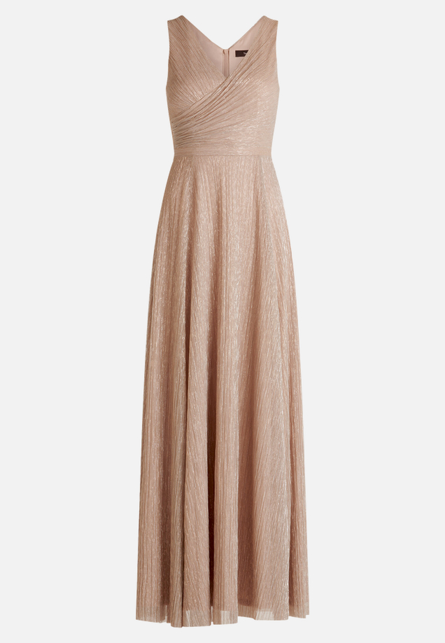 Abendkleid mit Plissee / Vorderseite