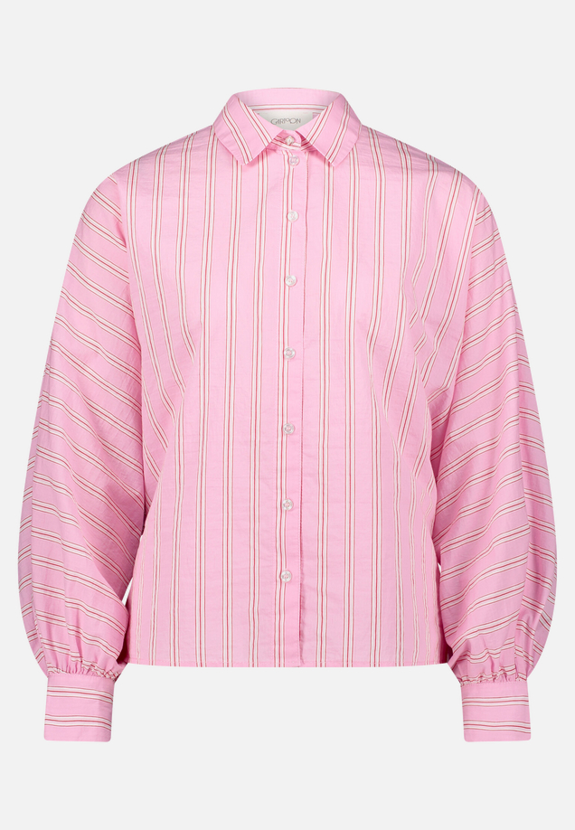Oversize-Bluse mit Streifen / Vorderseite