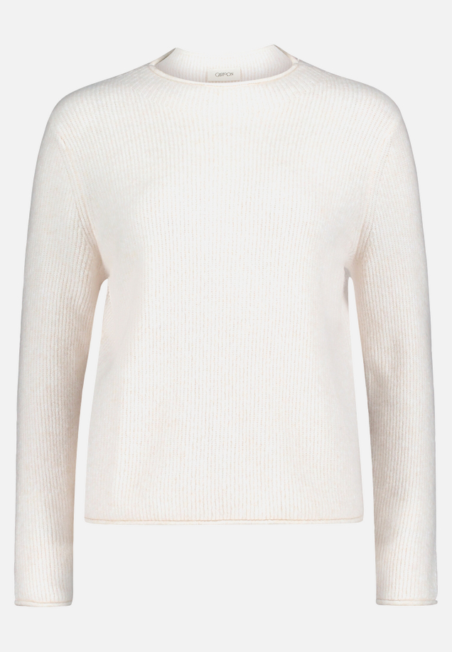Strickpullover mit Stehkragen / Vorderseite
