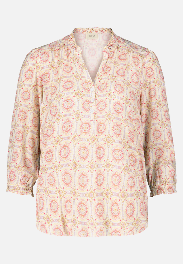 Casual-Bluse mit Raffung / Vorderseite