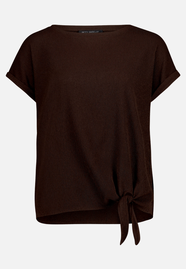 Halbarm-Shirt mit Schleifenknoten / Vorderseite