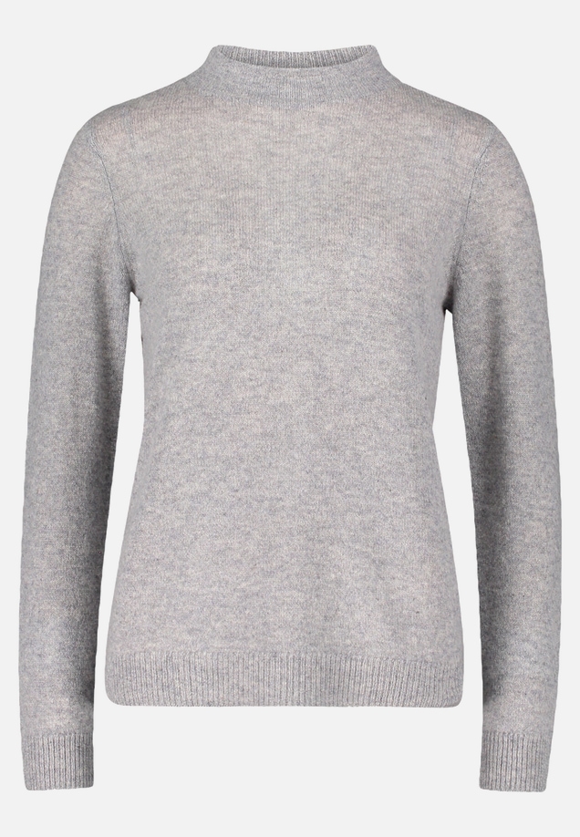 Kaschmir-Pullover mit Stehkragen / Vorderseite
