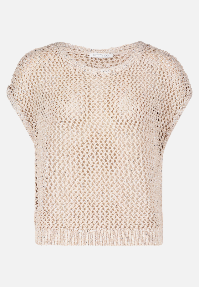 Strickpullunder mit Effektgarn / Vorderseite