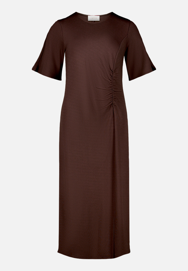 Midikleid mit Raffung / Vorderseite
