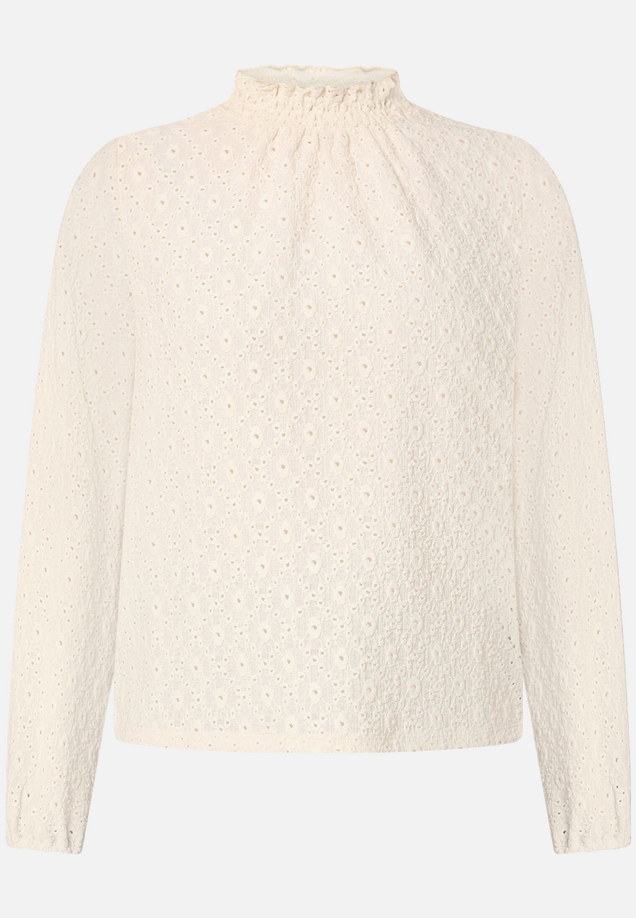 Bluse mit Lochmuster  / Vorderseite