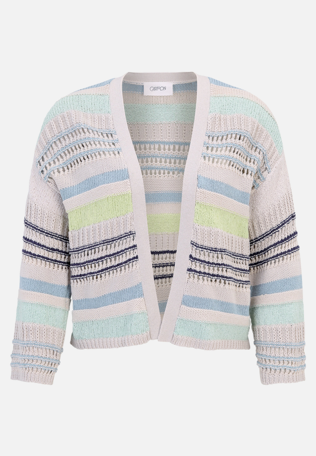Strick-Cardigan mit Color Blocking / Vorderseite