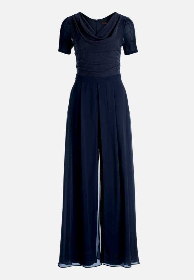 Jumpsuit mit Wasserfallausschnitt / Vorderseite