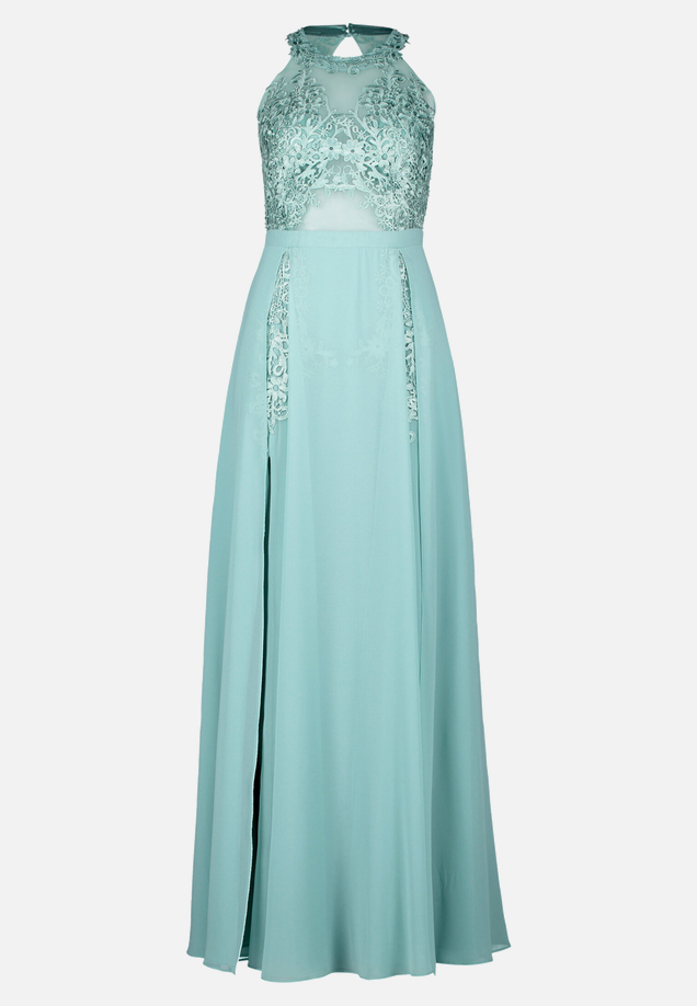 Abendkleid mit Placement / Vorderseite