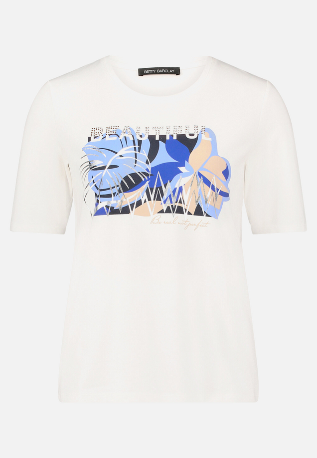 Basic Shirt mit Placement / Vorderseite