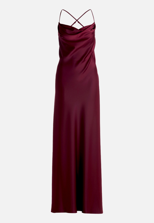 Abendkleid mit Wasserfallausschnitt / Vorderseite