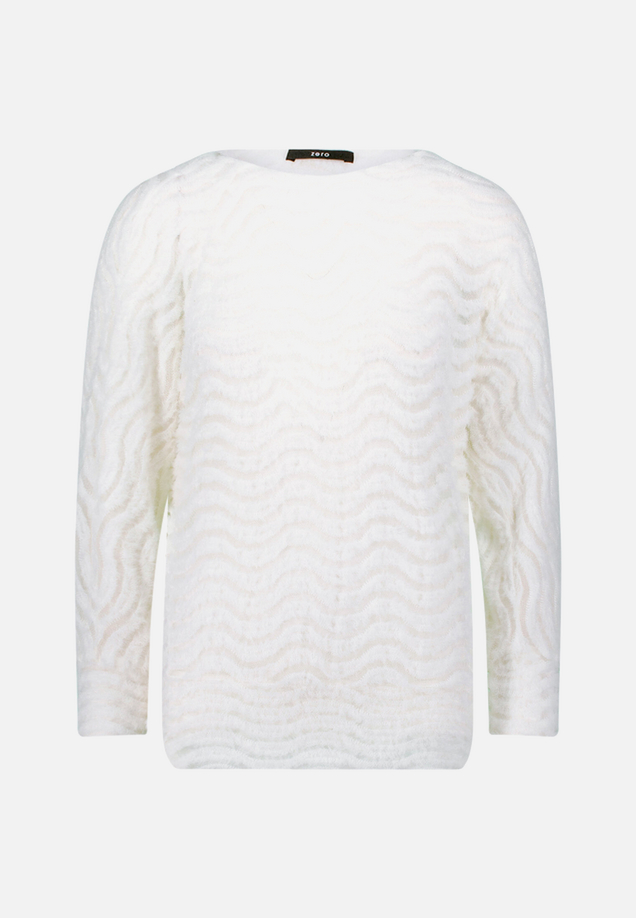 Sweatshirt mit Wellenmuster / Vorderseite