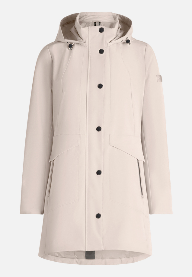 Outdoorjacke mit abnehmbarer Kapuze / Vorderseite