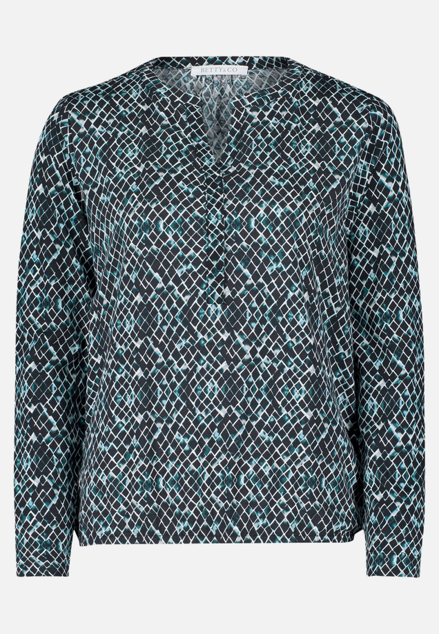 Casual-Shirt mit verdeckter Verschlussleiste / Vorderseite