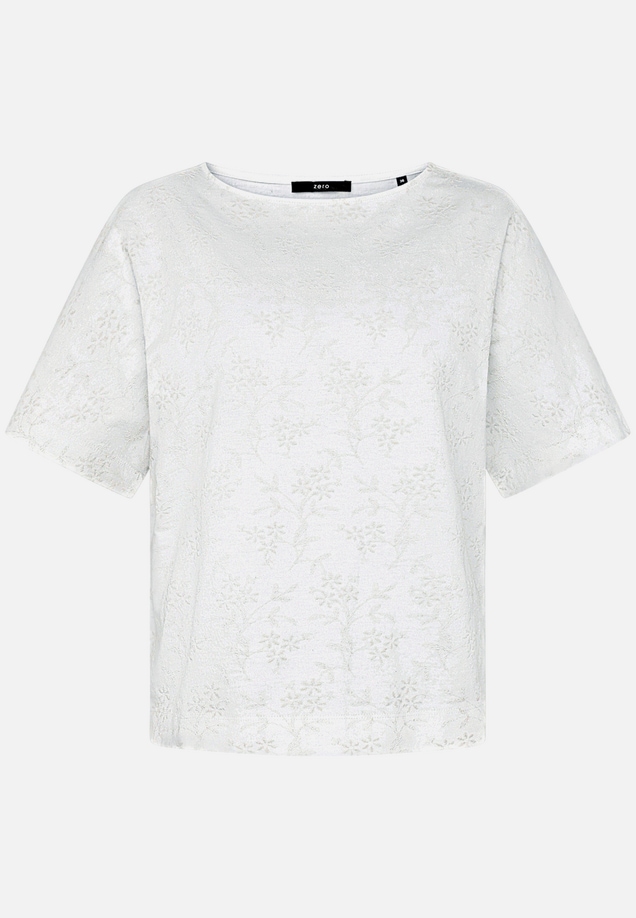 Baumwoll-T-Shirt   mit Stickerei / Vorderseite