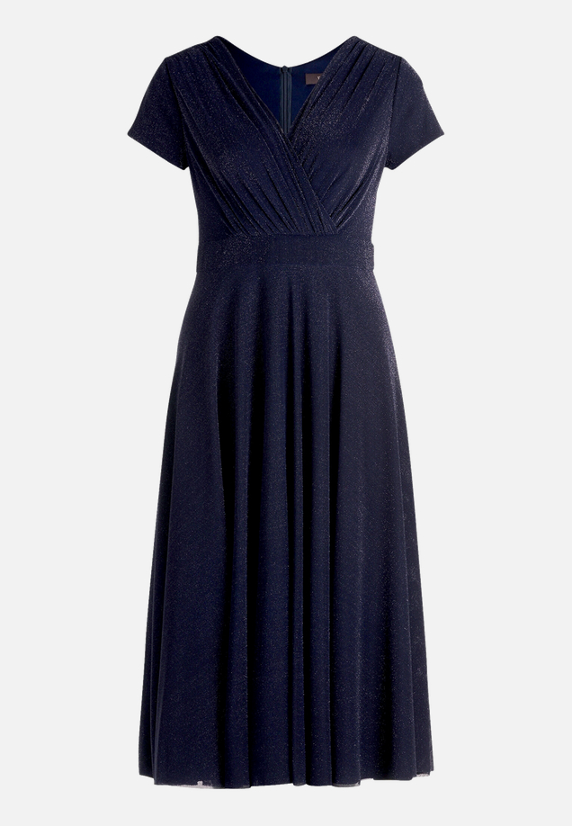 Cocktailkleid im Glitzer-Look / Vorderseite