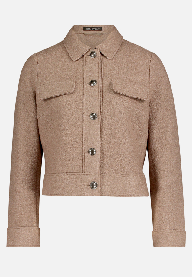 Blazer-Jacke mit aufgesetzten Taschen / Vorderseite