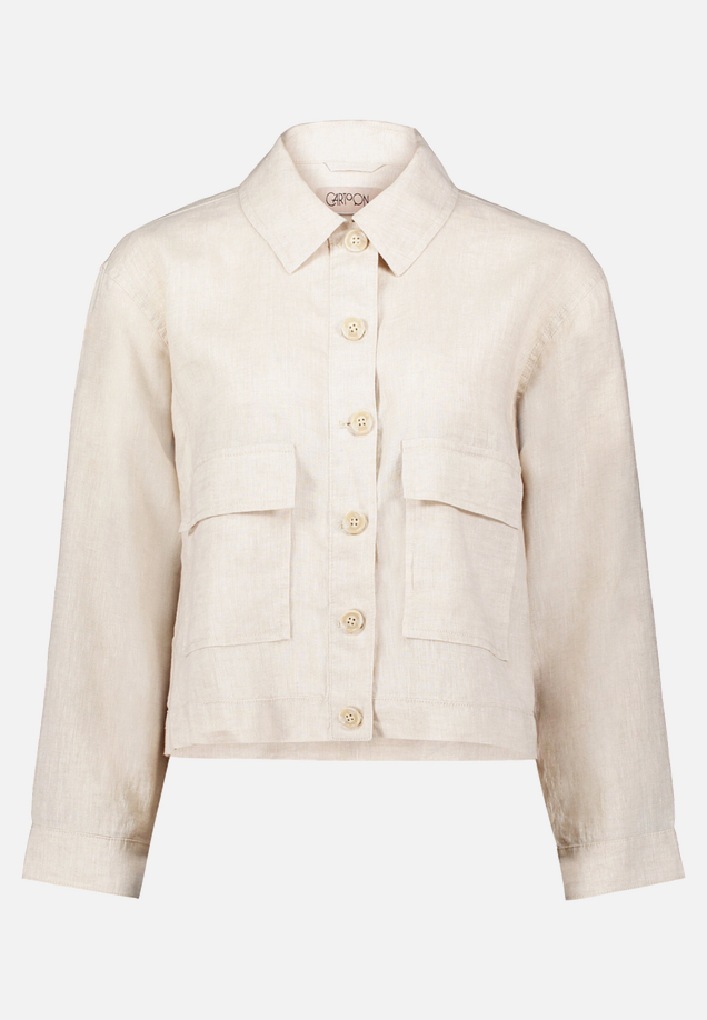 Casual-Jacke mit aufgesetzten Taschen / Vorderseite