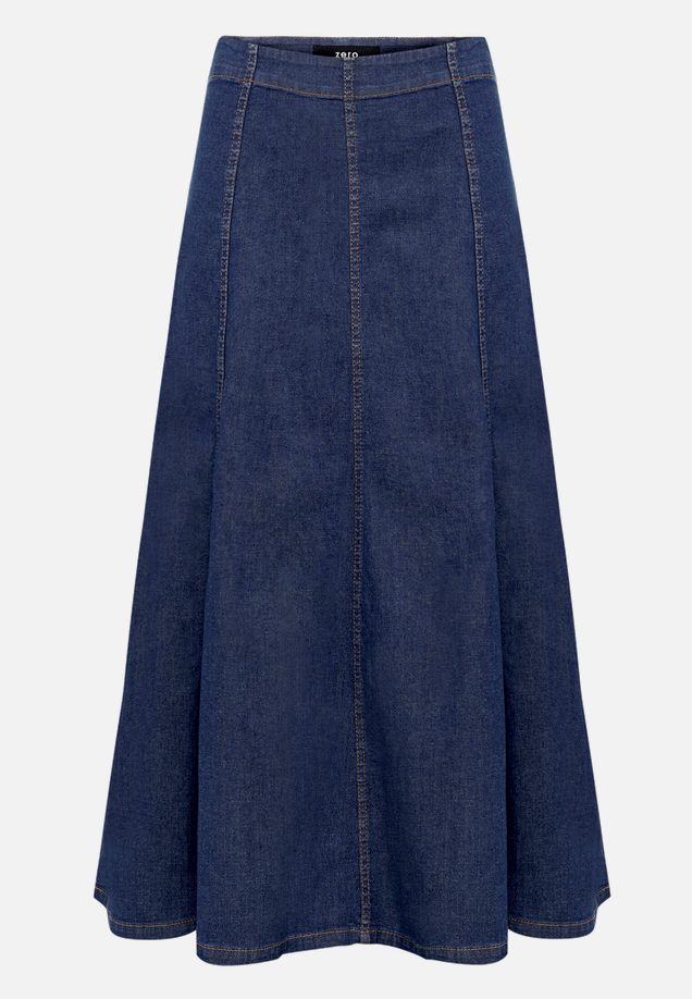 Jeansrock  Maxi in A-Linie / Vorderseite
