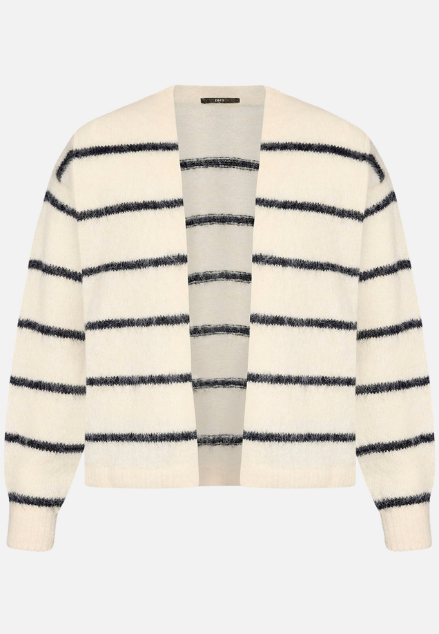 Strickjacke mit Streifen offener Style / Vorderseite