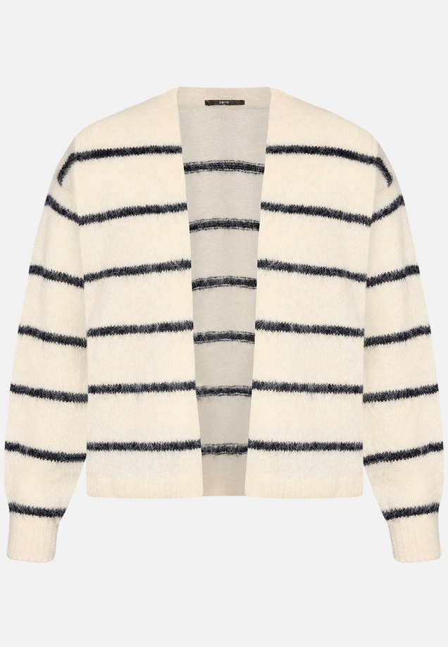 Strickjacke mit Streifen offener Style / Vorderseite
