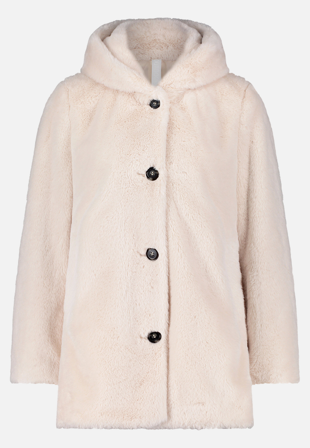 Plüschjacke mit Kapuze / Vorderseite
