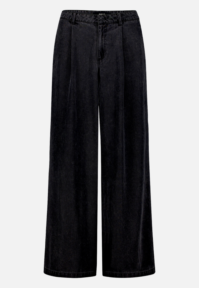 Wideleg-Hose mit Bundfalten  / Vorderseite