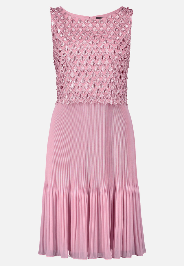 Cocktailkleid mit Plissee / Vorderseite
