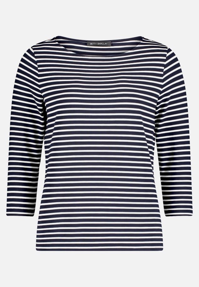 Basic Shirt mit Ringel / Vorderseite