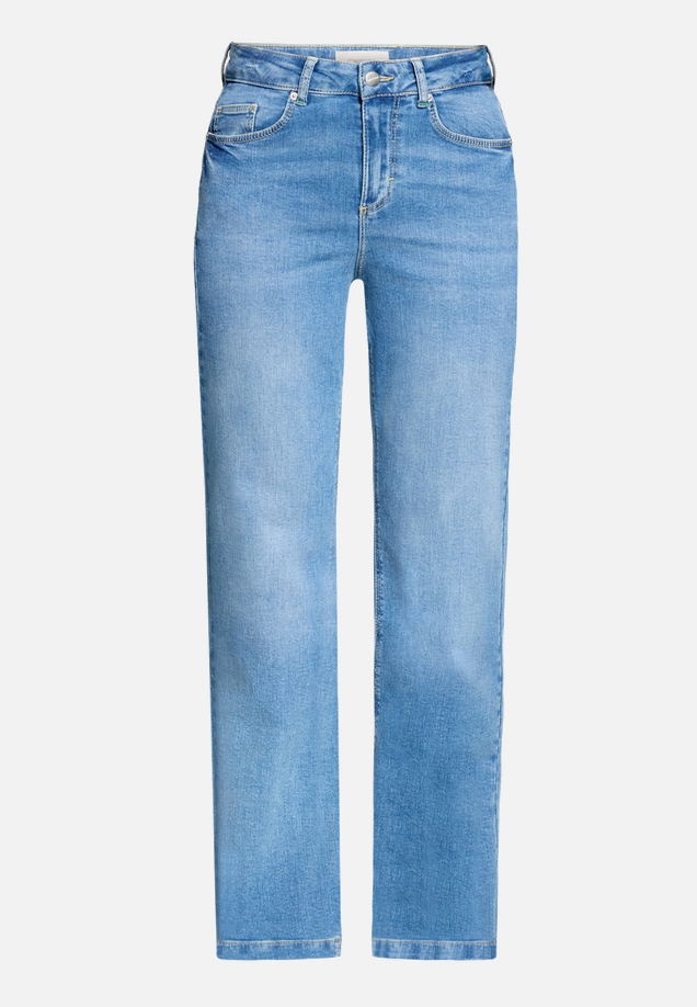 Stretch-Jeans mit Eingrifftaschen / Vorderseite