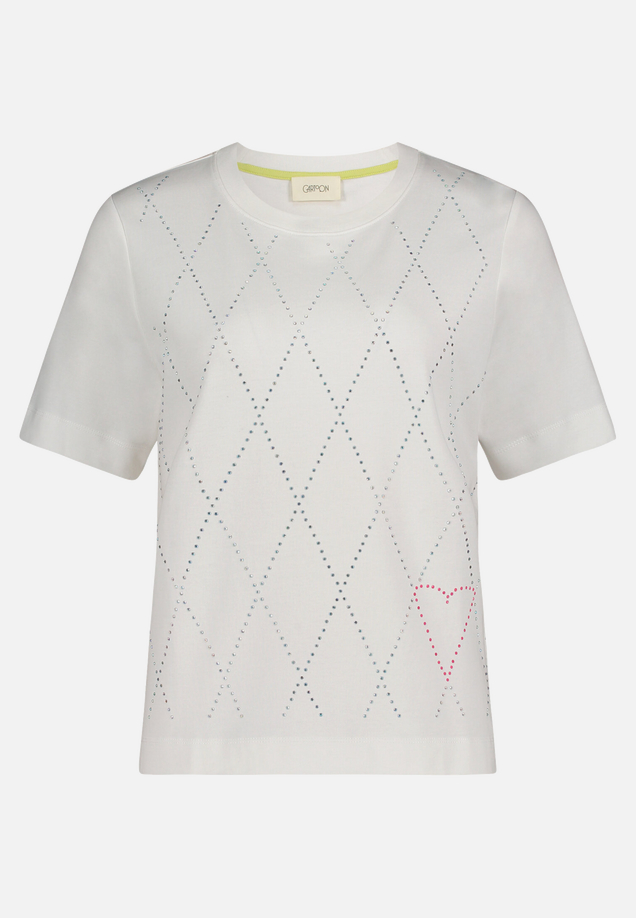 Kurzarm-Shirt mit Rundhalsausschnitt / Vorderseite