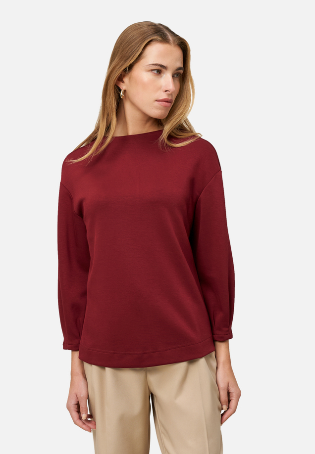 Sweatshirt mit Dreiviertelärmeln / Modellfoto Vorderseite