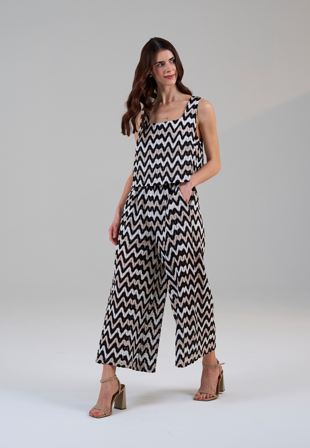 Jumpsuit mit Zickzack-Muster / Imagebild