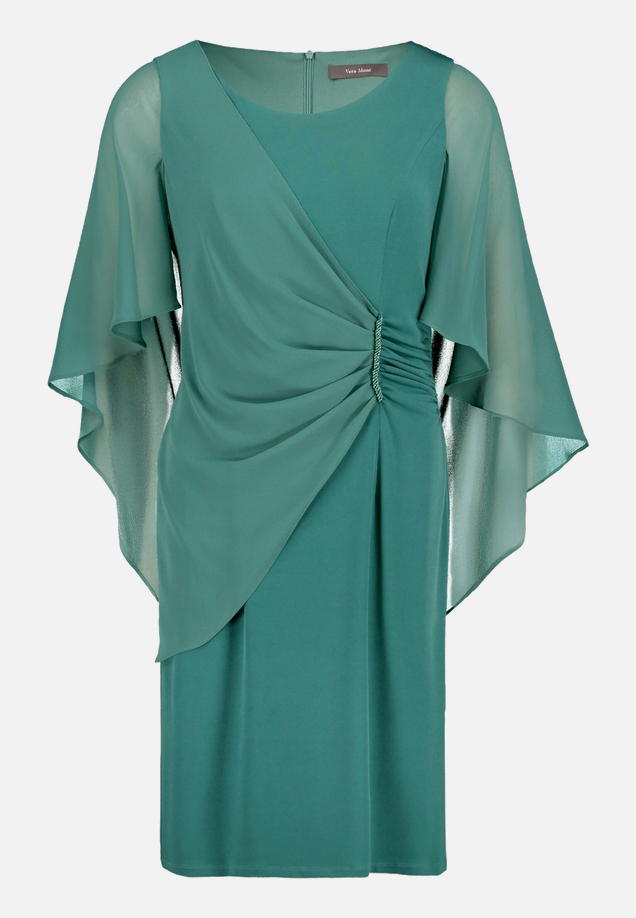 Cocktailkleid mit Raffung / Vorderseite