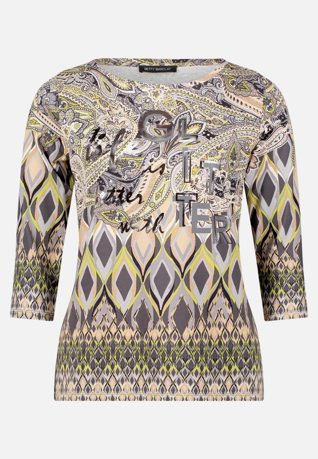 Ringelshirt mit U-Boot-Ausschnitt / Vorderseite