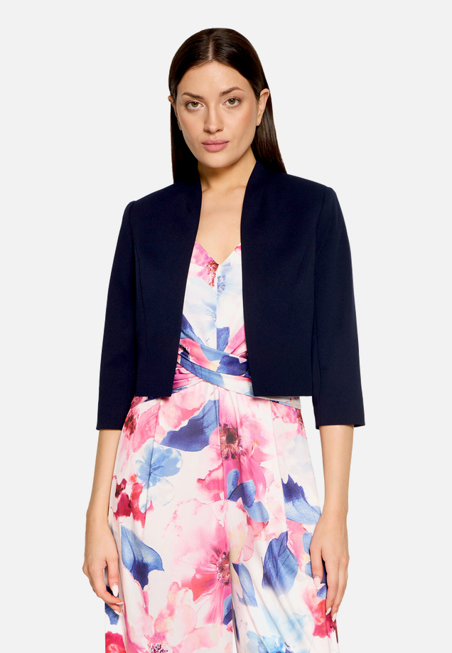 Blazer-Jacke ohne Verschluss / Modellfoto Vorderseite