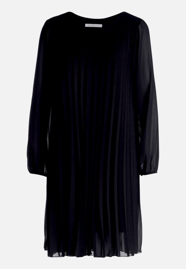 Chiffonkleid mit Plissee / Vorderseite